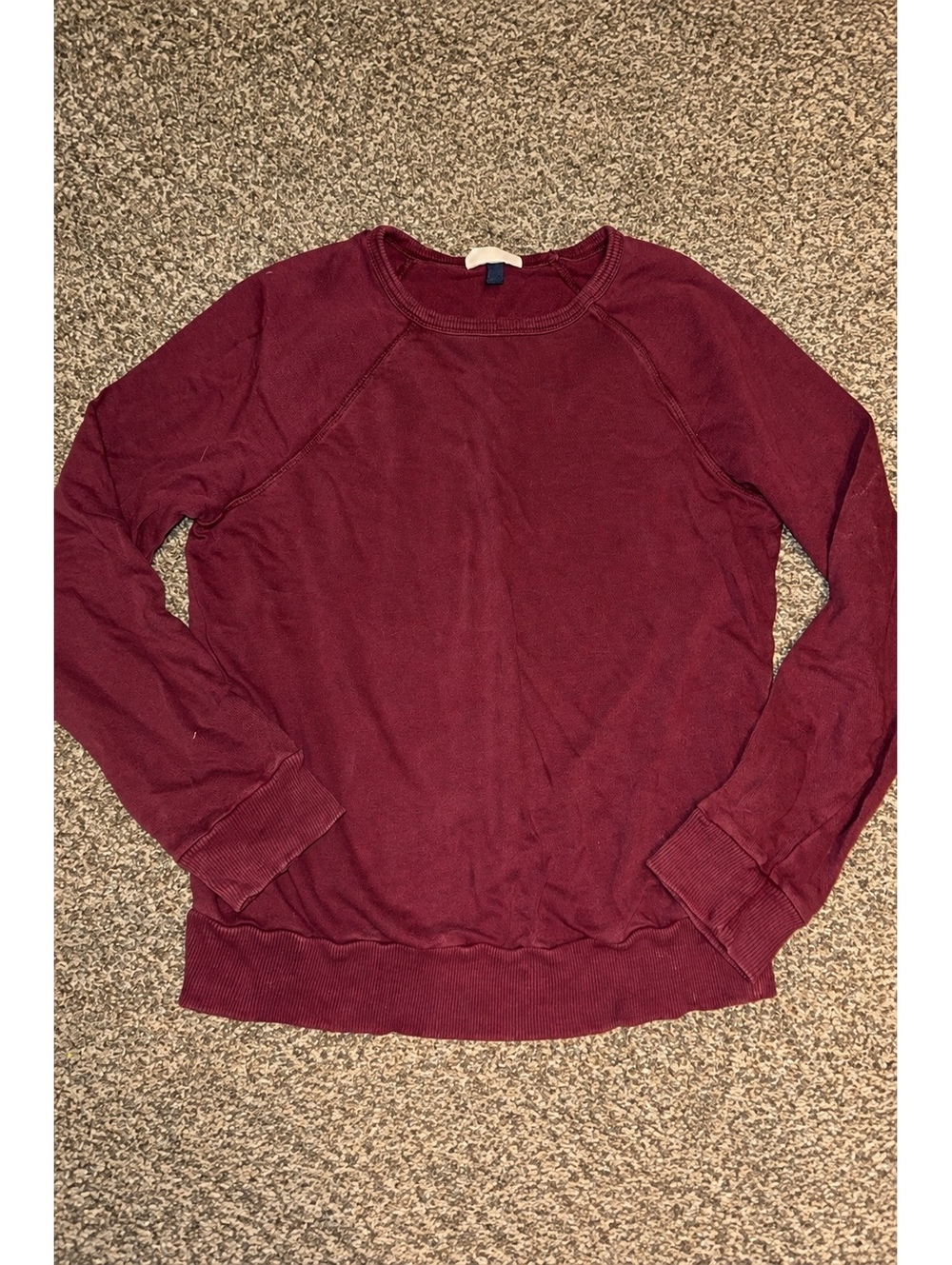 Universal Thread Women's Burgundy Pullover Sweatshirt Size Small